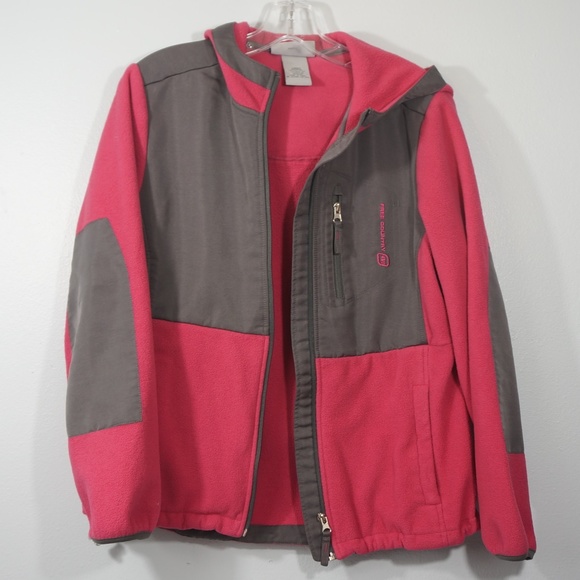 Free Country Pink and Gray Hooded Jacket Medium - Picture 2 of 8